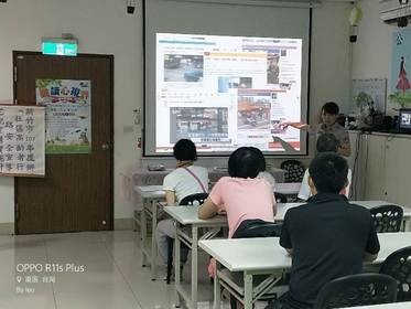 新竹市中正路交通安全宅配宣導