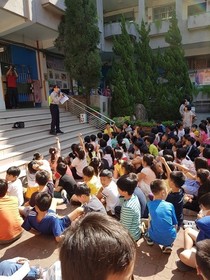 新竹市龍山國小交通安全宣導