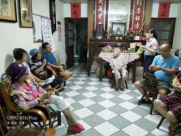 新竹市高峰路交通安全宅配宣導