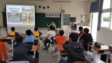 新竹市竹光國中糾察隊學生培訓