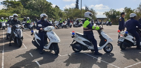 新竹市警察局109年12月員警安全駕駛訓練
